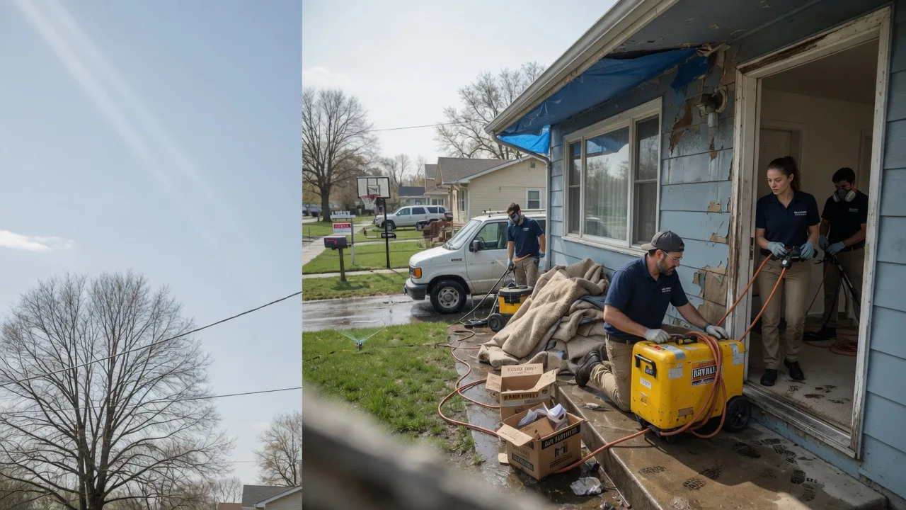 Basement Flood Cleanup in Reynolds, IL near me